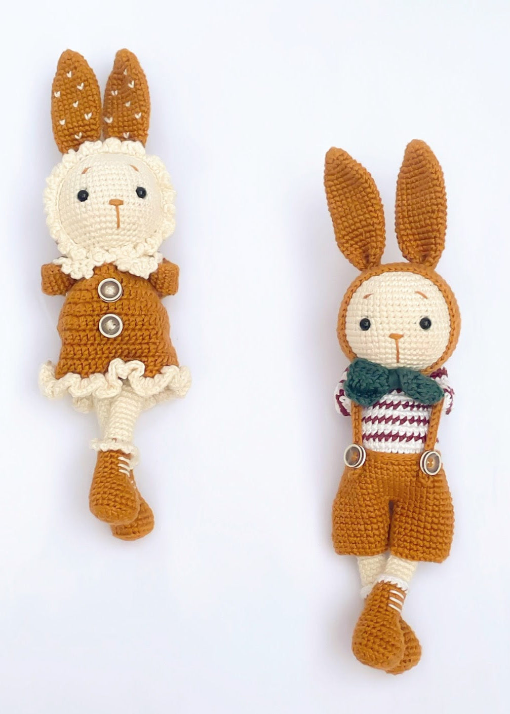 Perla and Peter Rabbit Crochet Toy Set