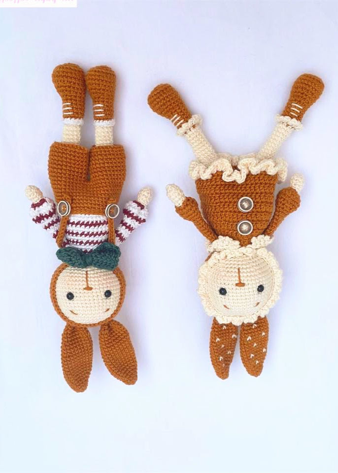 Perla and Peter Rabbit Crochet Toy Set