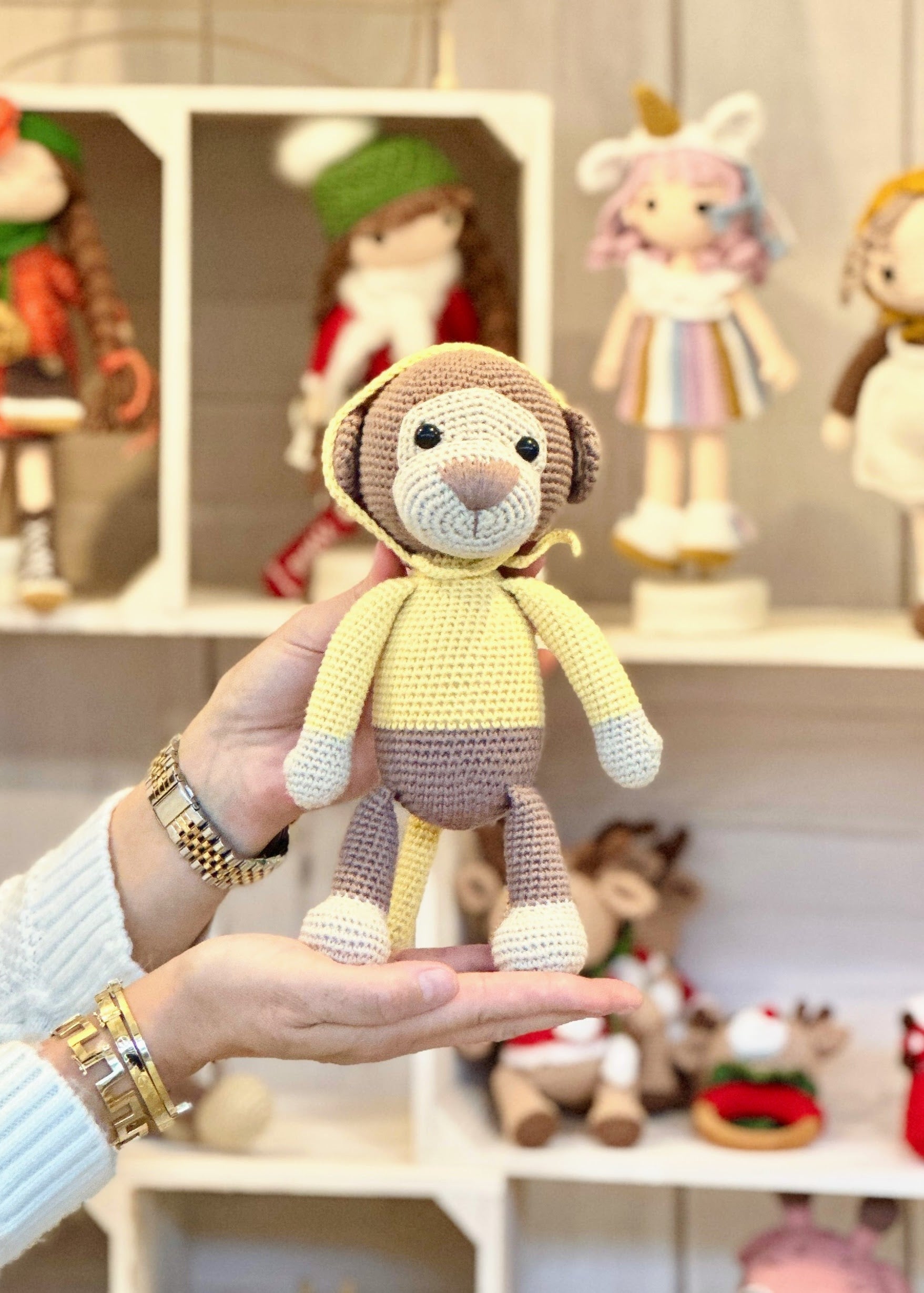 Matthew Monkey Crochet Toy 28-30cm