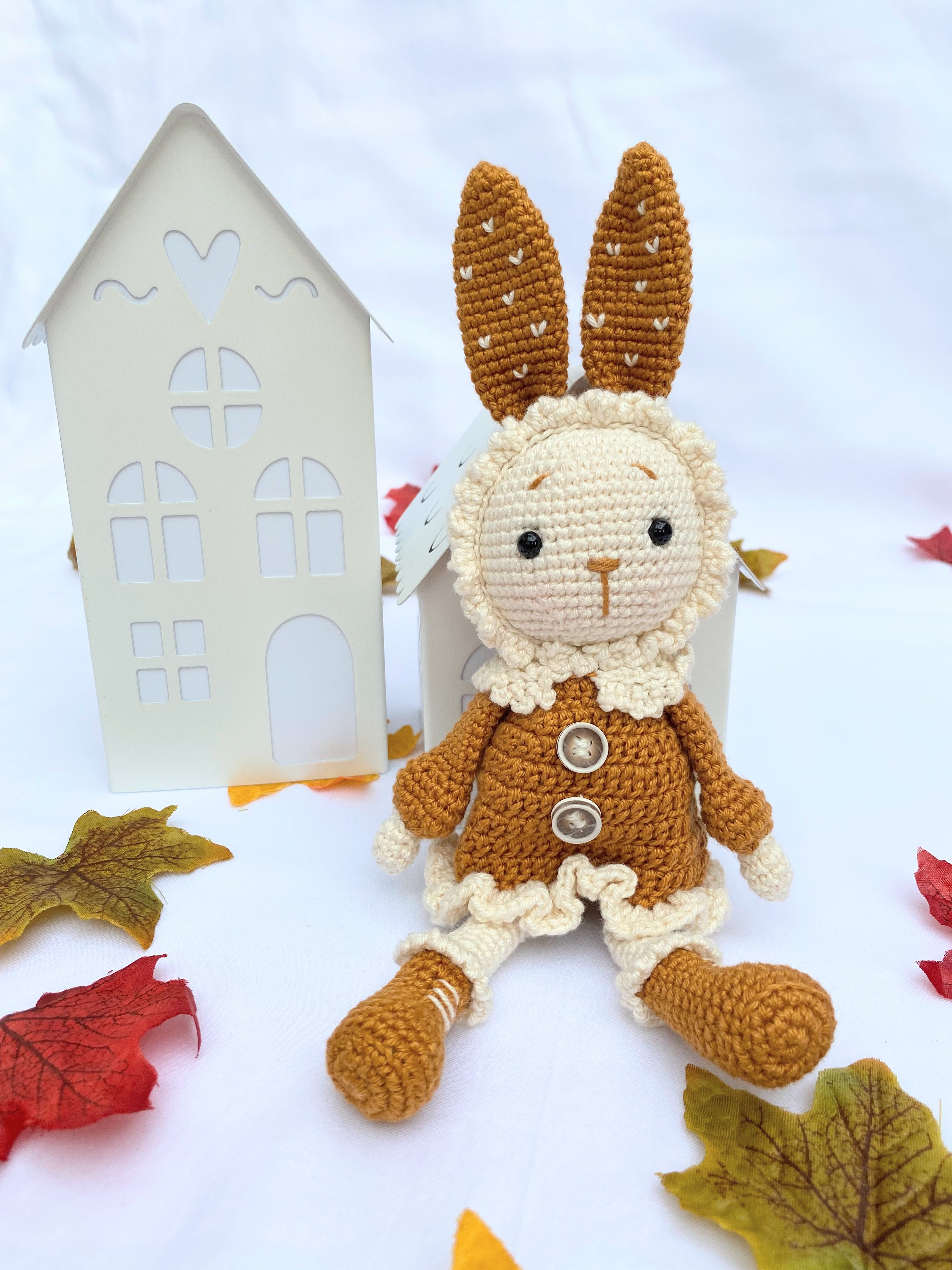 Perla Rabbit Crochet Toy 27cm