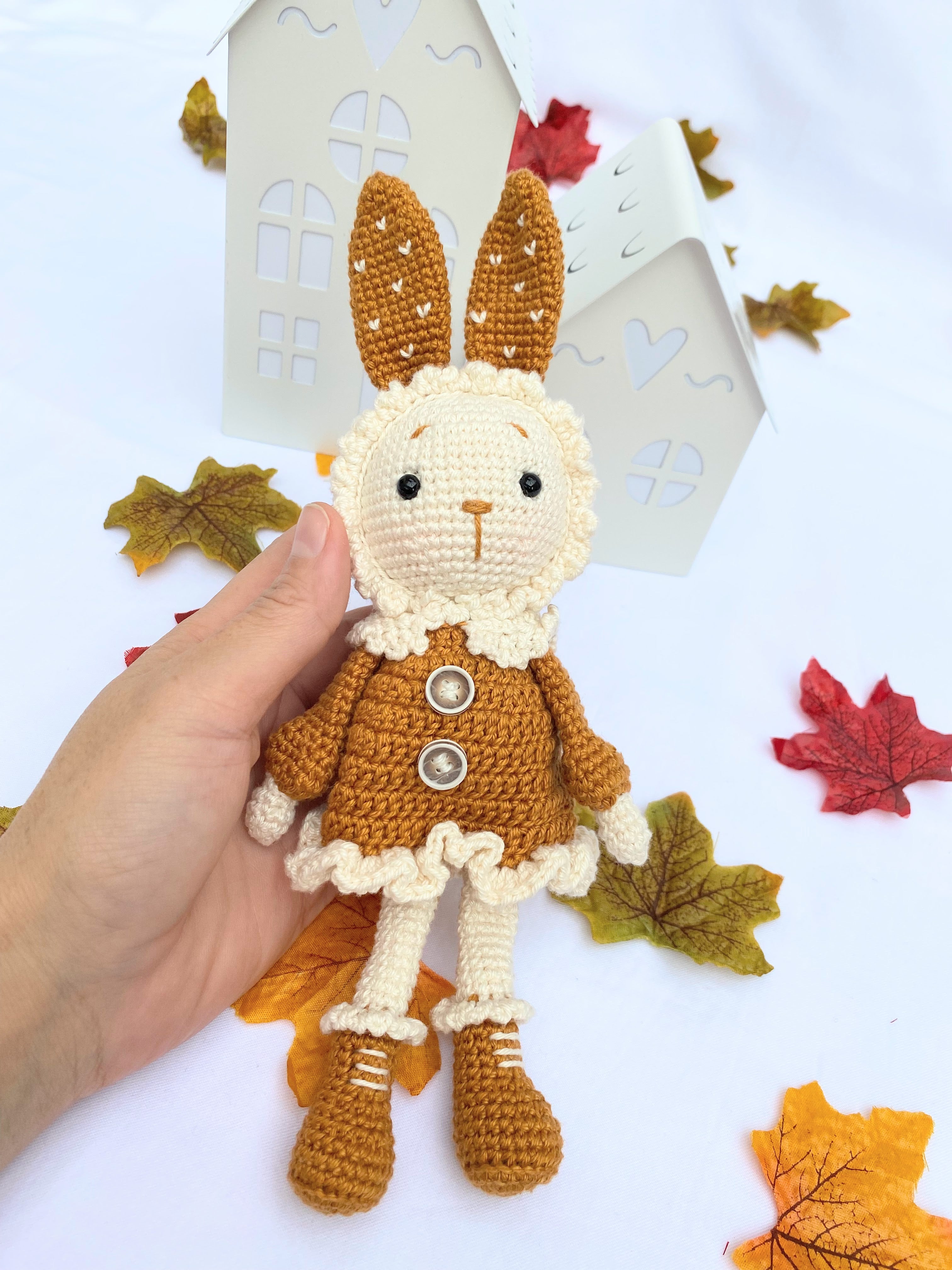 Perla Rabbit Crochet Toy 27cm