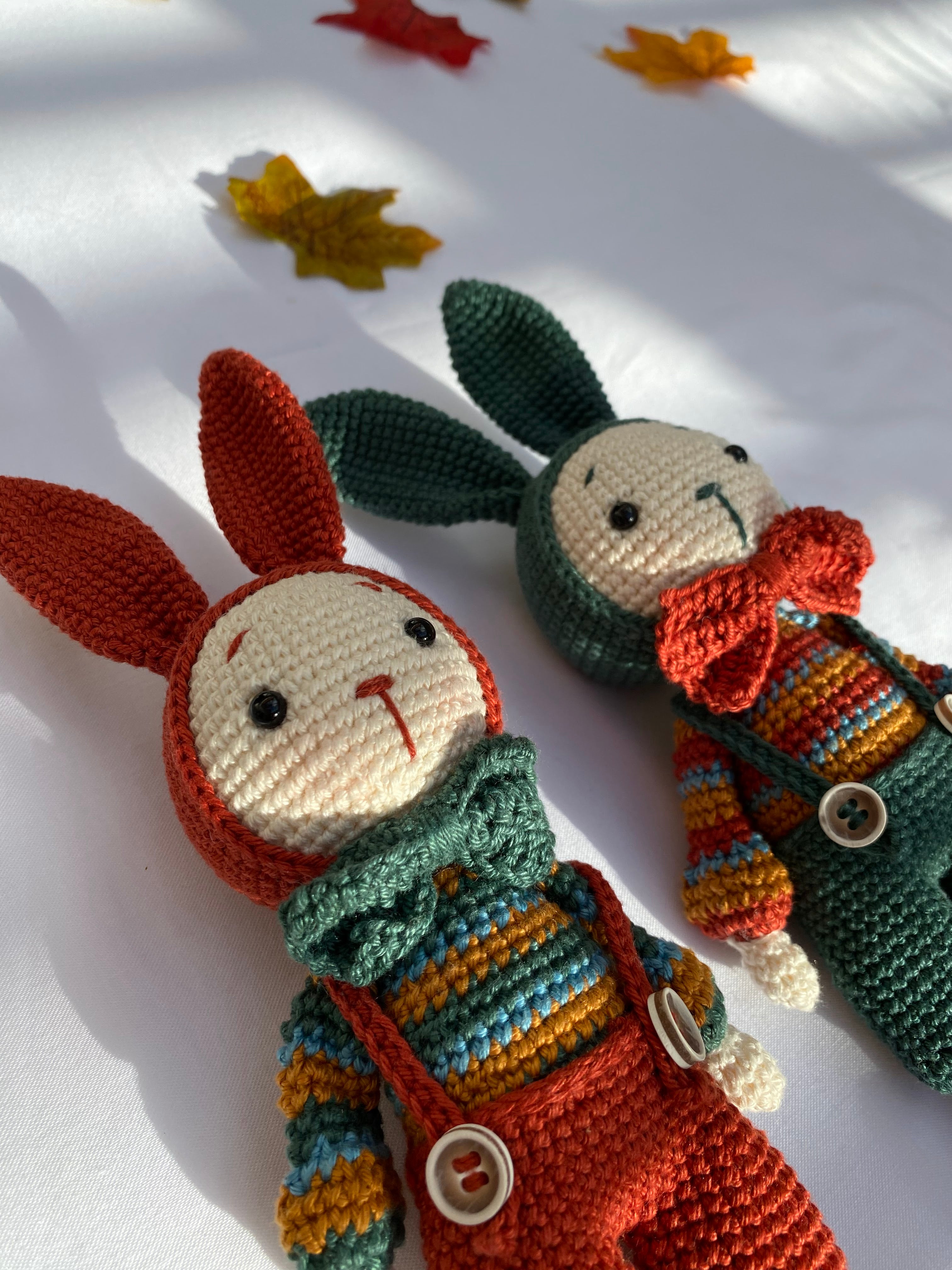 Perla and Peter Rabbit Crochet Toy Set