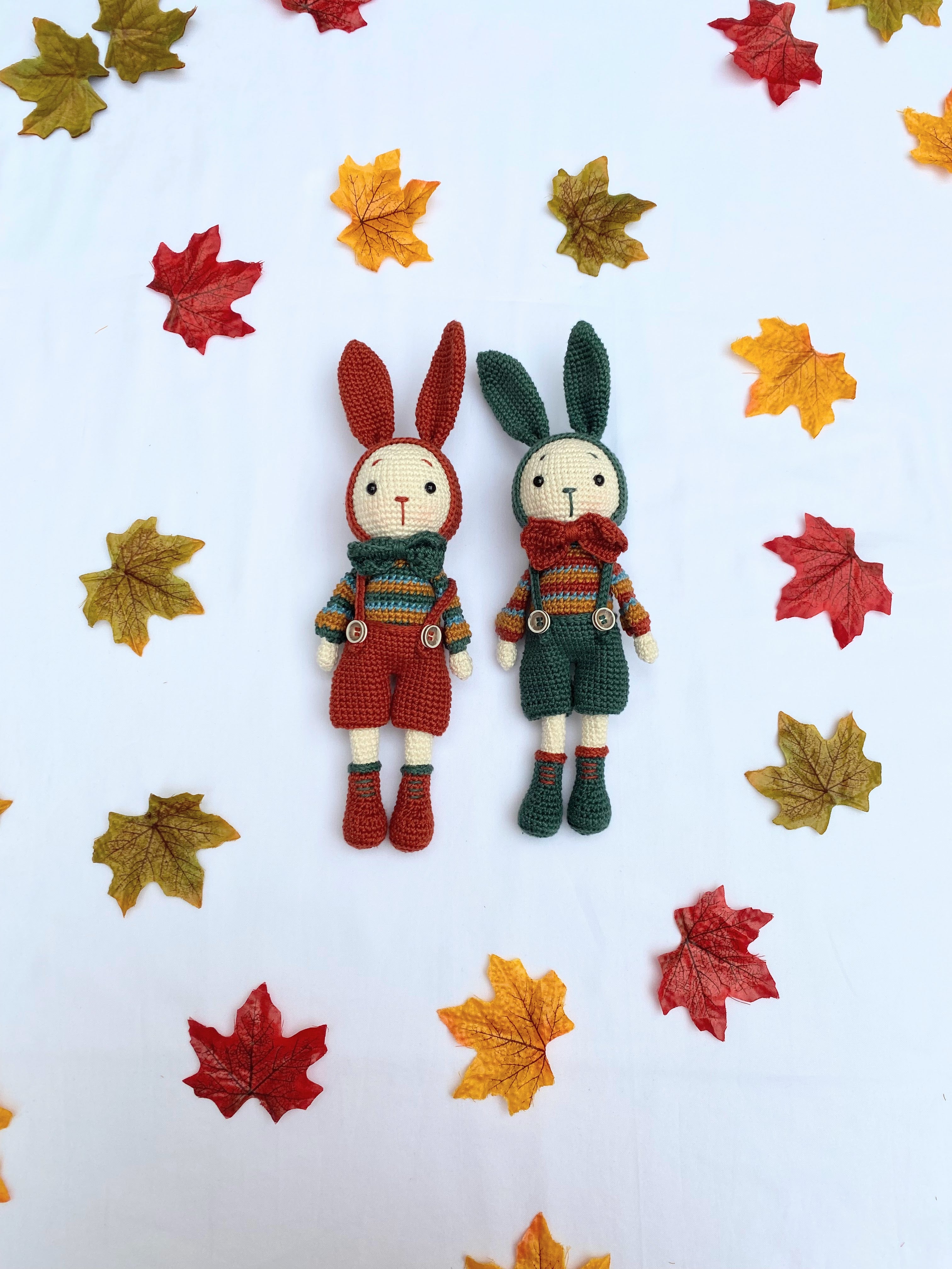 Perla and Peter Rabbit Crochet Toy Set