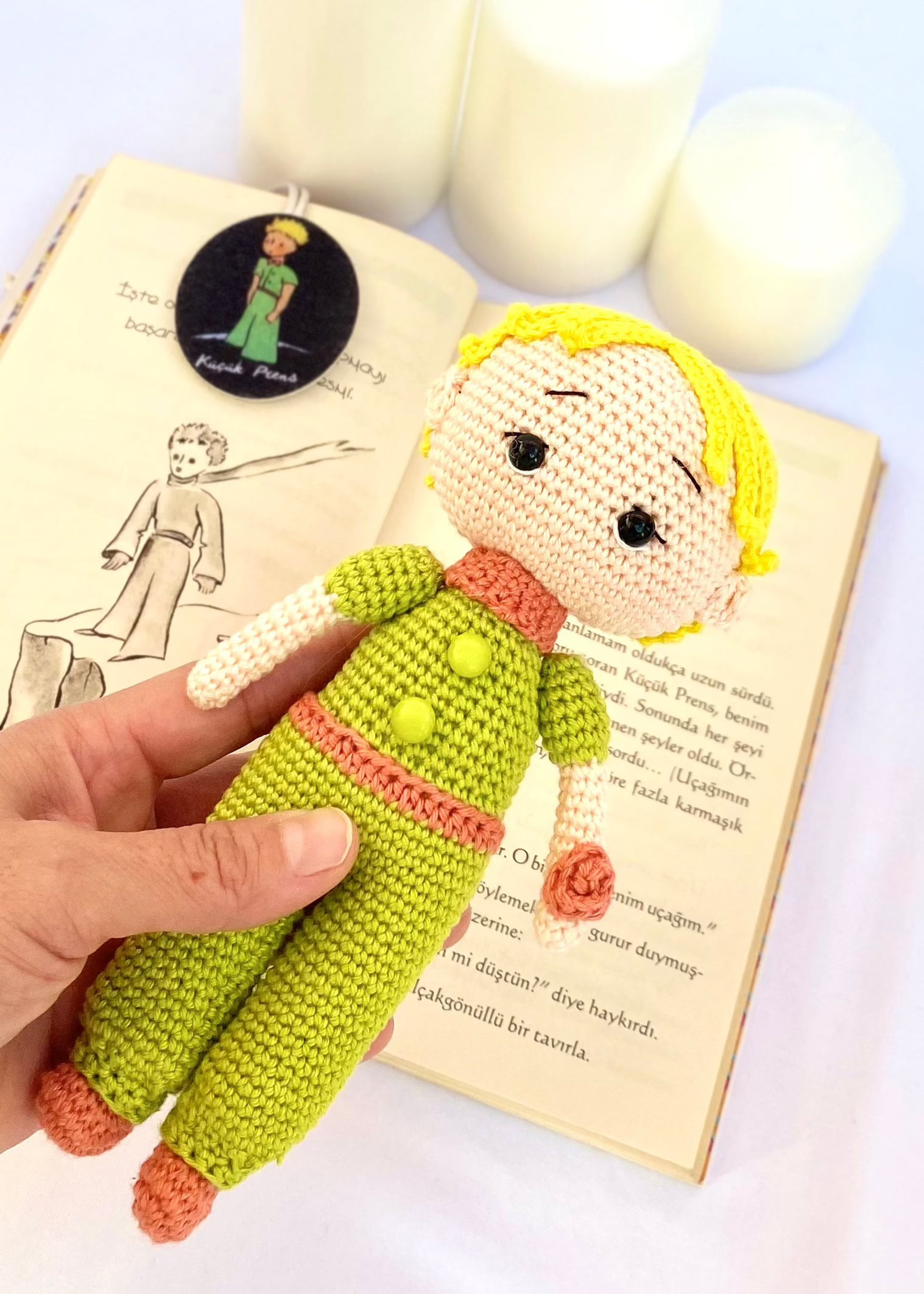 Little Prince Crochet Toy 25cm