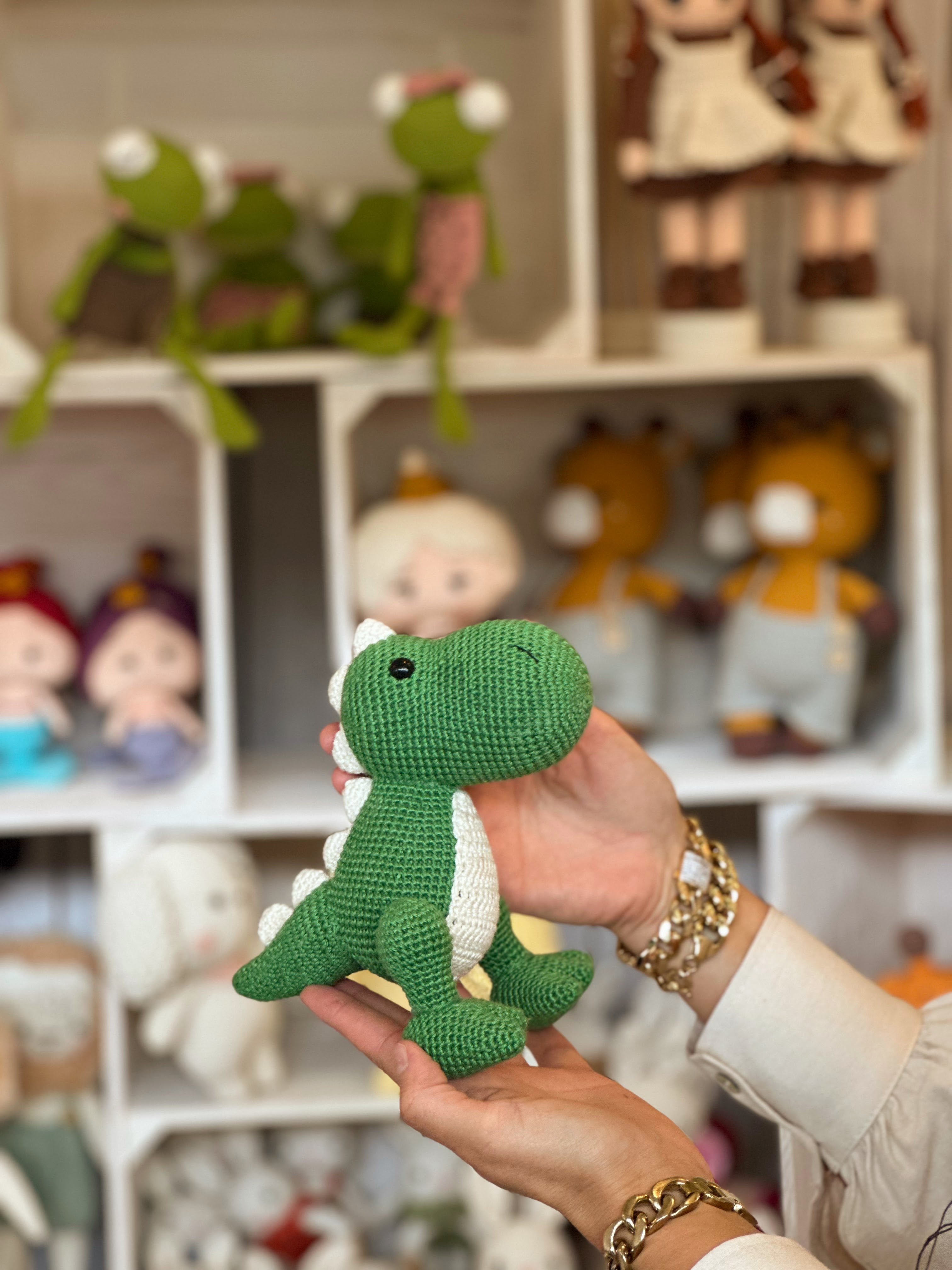 Oscar Dino Amigurumi Toy 30cm