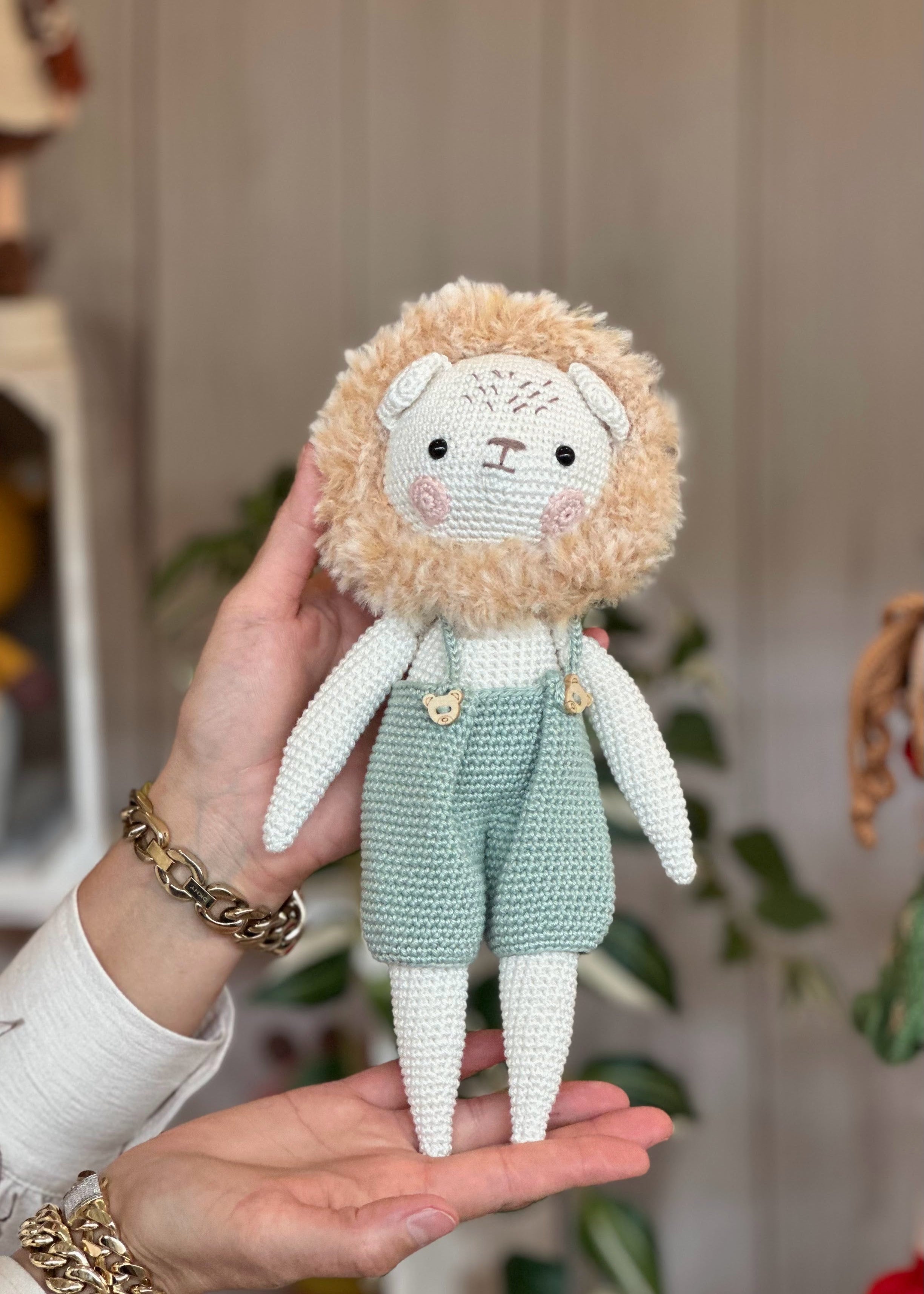 Boris Lion Crochet Toy 30cm