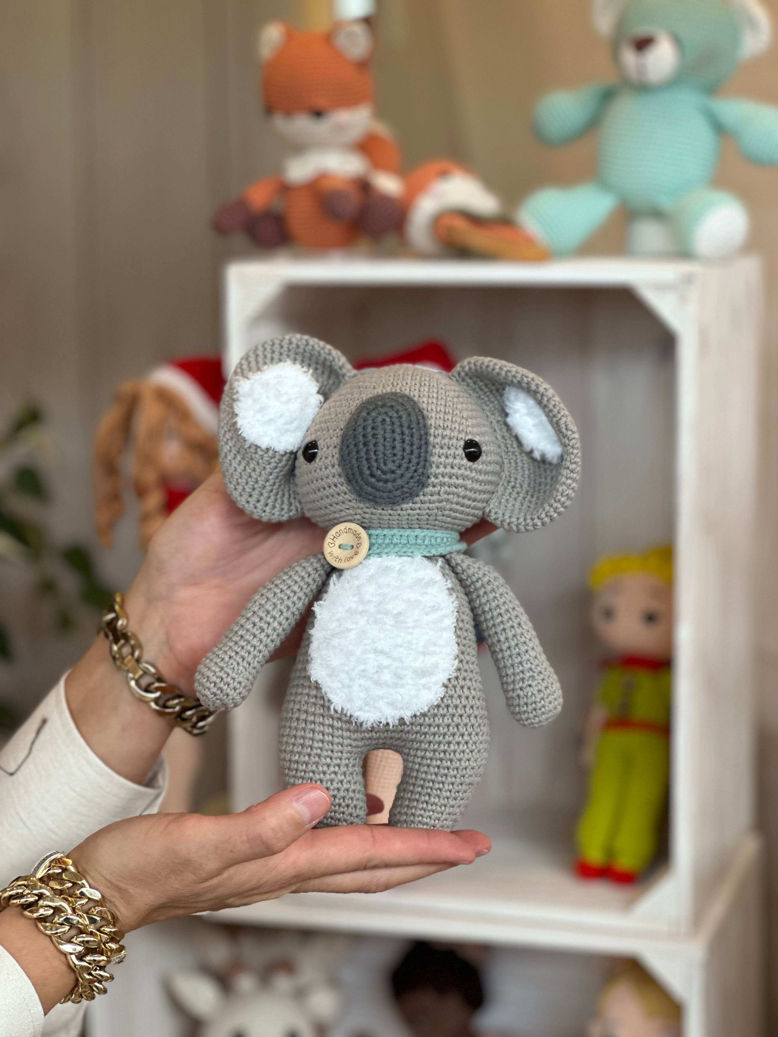 Victor Koala Amigurumi Toy 22cm